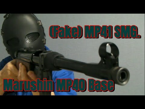 ToyGunﾓﾃﾞﾙｶﾞﾝ発火《〔Fake〕MP41 SMG（マルシン MP40 ABSベース）》