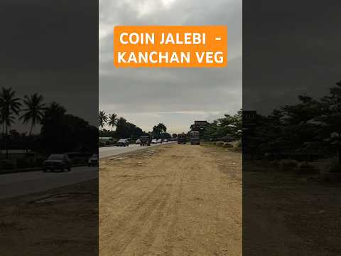 Ghee fried coin jalebi at Kanchan veg, Yavat #jalebi #food #misalpav #mumbai #pune #dessert #highway