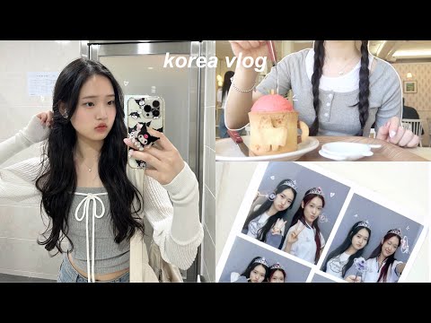 KOREA VLOG: seeing enhypen at mnet, cafe hopping, korea uni festival, hangang picnic & ankle injury