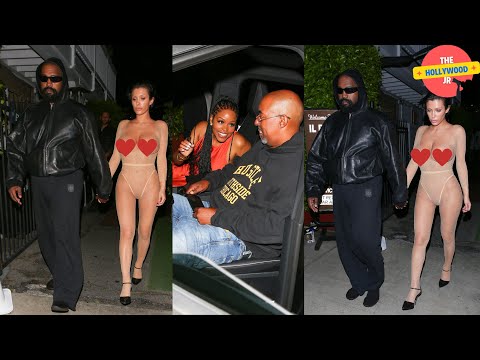 KANYE WEST & BIANCA CENSORI LEAVE GIORGIO BALDI RESTAURANT AFTER CELEBRATING THEIR FRIEND'S BIRTHDAY