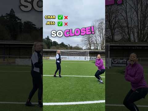 EPIC CROSSBAR CHALLENGE 💥@_jesswatkins #footballprecision #football #shortsvideo