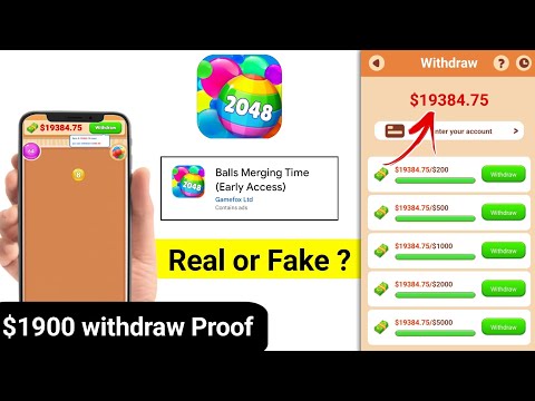 Balls Merging Time App Real or Fake | Balls Merging Time App full Review | Balls Merging Time App