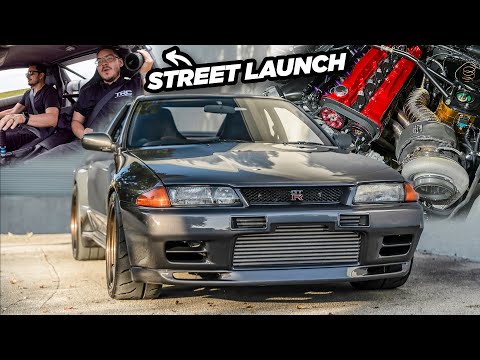 R32 GTR First ANTI-LAG STREET LAUNCH with new 1400HP TURBO SETUP!