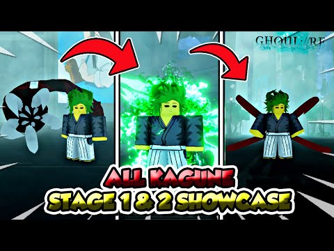 GHOUL://RE All Kagune Stage 1 & 2 (Kaneki V2,Noro,Touka,More) + Full Showcase!!