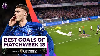 Best Goals of Matchweek 18 | Salah, Palmer, Cunha and more!