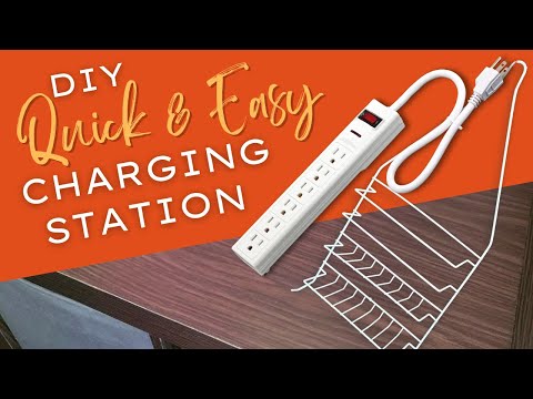 DIY Charging Station - Frugal Living Repurposing Hack