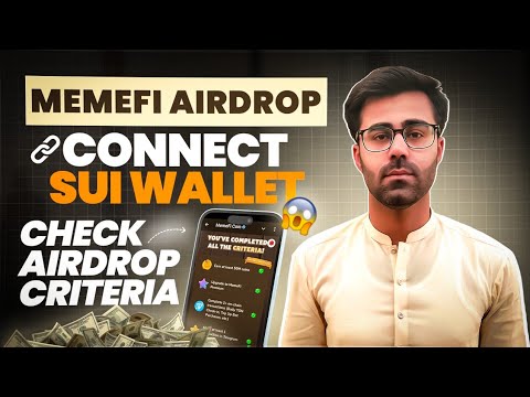 How To Connect MemeFi With SUI Wallet || Memefi Airdrop New Eligibility Criteria