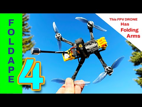 DarwinFPV FoldApe 4 - The Under 250 gram Foldable Drone