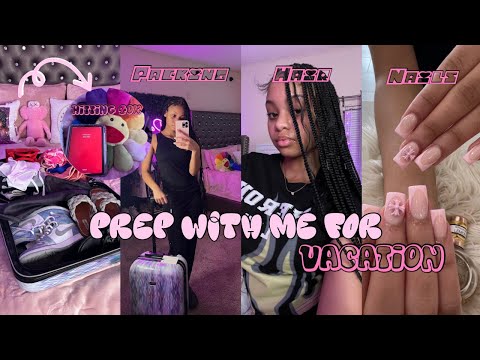 PREPARE W/ ME FOR VACATION | hair appt, nails, haul, pack with me + more || Ra’Mariah Alexia