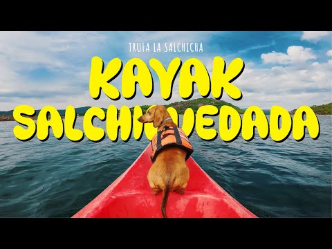 Mi PRIMERA AVENTURA en KAYAK! 🌭Salchiquedada acuática💦