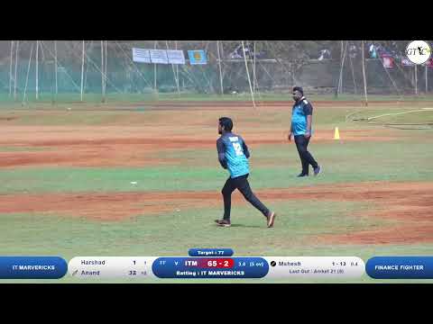 FINANCE FIGHTER vs IT MARVERICKS EURONET CRICKET LEAGUE 2024 GROUND NO 1