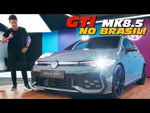 CONFIRMADO: Golf GTi MK8.5 2025 no Brasil – TUDO SOBRE a volta do hot hatch