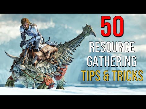 50 Resource Gathering Tips & Tricks You NEED To Know In ARK: Survival Ascended!