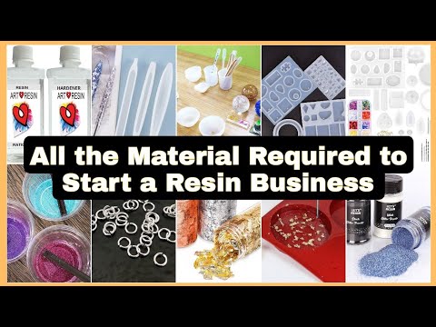 Material Required to start a Resin Business| Unboxing Resin Kit | How to make a Resin Pendant