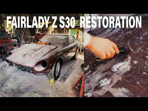 Nissan Fairlady Z S30 Restoration Pt.1 - Hood Paint Stripping - Restore & Renew