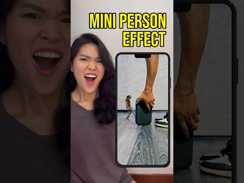 Master the viral Mini Person Effect with our quick and easy tutorial!🚀📲 #inshot #reelstrending