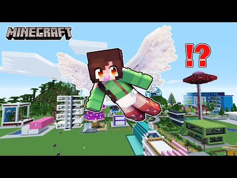 Playing Minecraft As A BABY ANGEL! | OMOCITY | 😍 ( Tagalog )