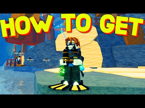 How To GET DIVING GEARS & FLIPPERS in FISCH! HOW TO GET ADVANCED DIVING GEAR! ROBLOX