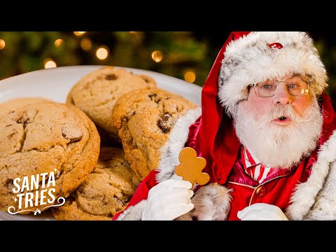 Santa Tries The Most Iconic Christmas Cookies | Delish