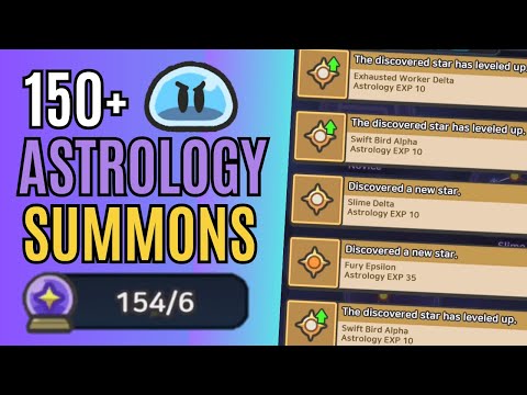 150+ ASTROLOGY SUMMONS & ASTROLOGY GUIDE! - Legend of Slime: Idle RPG War