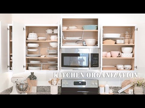 How to Organize Kitchen Cabinets | Kitchen Organization Tips & Ideas | Small Kitchen Storage Tips