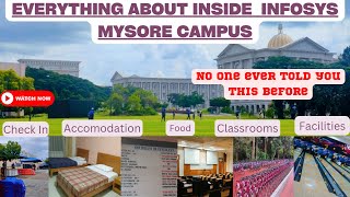 Everything in detail about Infosys Mysore Campus checkin|food| accomodation|Games|Laundry|Ambulance|