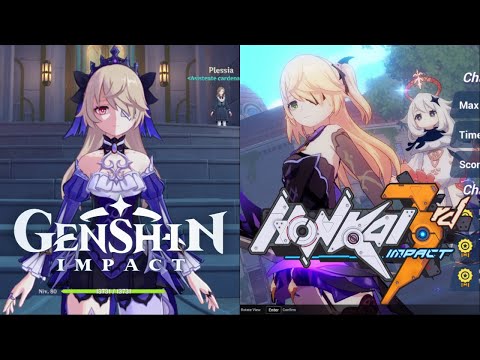 Fischl in Genshin Impact vs Honkai Impact 3rd