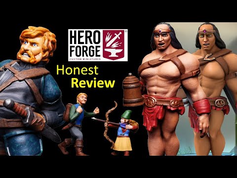 Full Custom Minis for Your Party?  Heroforge Review for Dungeons and Dragons 2022