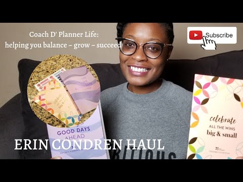 NEW Erin Condren Haul| Daily Planner for Work and ** New Erin Condren Spanish Collection