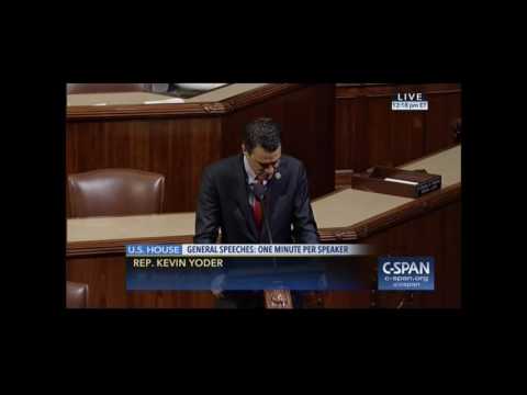 Rep. Yoder Discusses Veterans Legislation on House Floor