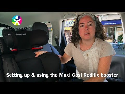 Maxi Cosi RodiFix booster: Set Up & Installation - TheCarSeatLady