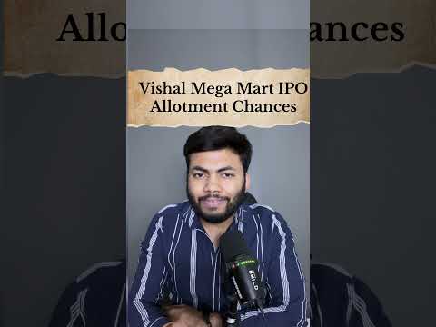 Vishal Mega Mart IPO Allotment Chances🔥Subscription Status #ipo #buyback #shortsfeed