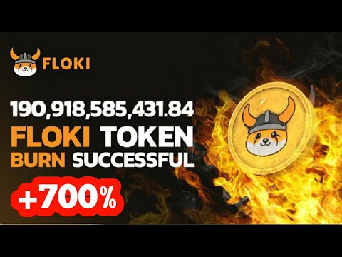 Floki inu token latest updates / 190 billion floki burned / Floki to +700%..