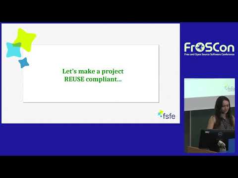 REUSE: Indicating licence and copyright information - Lina Ceballos FrOSCon 2022