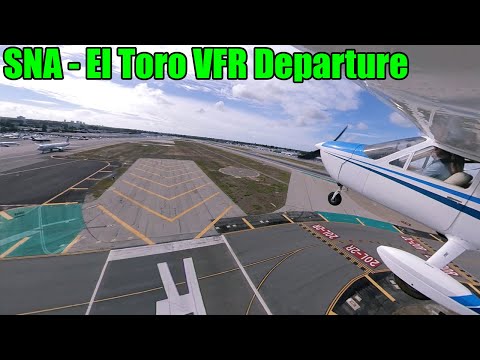 VFR Departure Out of John Wayne Airport - "El Toro Departure"