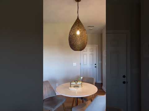 My Chandelier #hyggehome #hanginglight #chandelier #diningroomdecor #diningarea