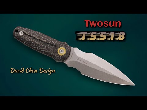 TwoSun TS518 Dagger:  Great Budget Tactical Double-Edge - Point Up or Down!