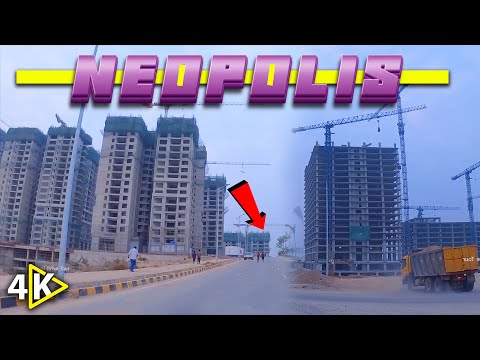 NEOPOLIS (Under Construction) - Kokapet SEZ - NextGen City @Hyderabad || 4k City Tour IND