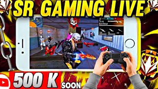 SR GAMING LIVE PLAYING FREE FIRE IN PLAYSTATION😲1vs1 #satvik#classyff #nonstopgaming#garenafreefire