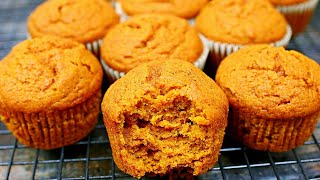 Super Fluffy Pumpkin Muffins Recipe