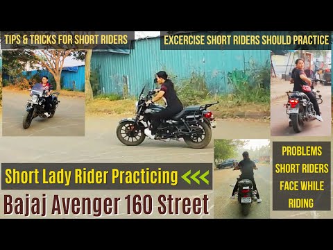 Tips & Tricks for short riders | #shortrider #ladyrider #avenger160street