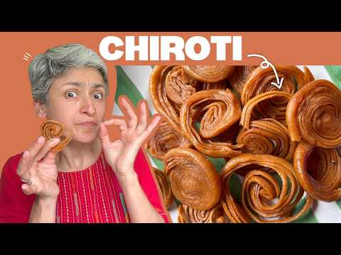 CHIROTI - a delicate Indian sweet - Easy Indian Vegetarian