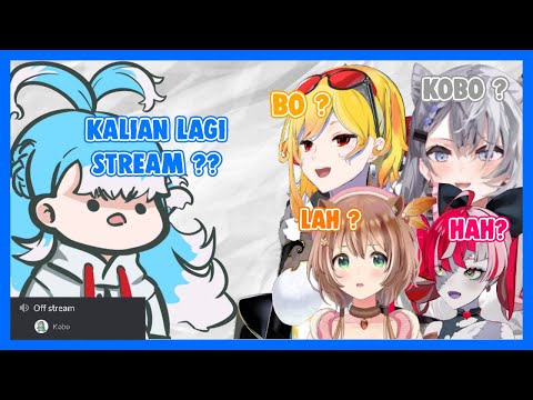 Kobo salah masuk room saat stream collab kaela,risu,zeta dan ollie lagi !!!  [ Kobo kanaeru ]