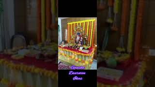 Ganesh Chaturthi decoration ideas | Ganesh decoration status | Ganesha | shorts | House of newz