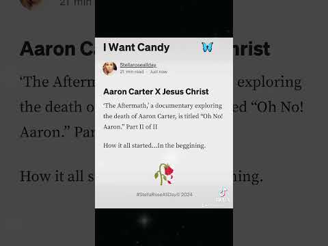 I want Candy “they killed Aaron Carter”🦋