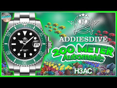 Wanna look Rich For Cheap? | Addiesdive Rolex Starbucks 200m Automatic Homage H3AC