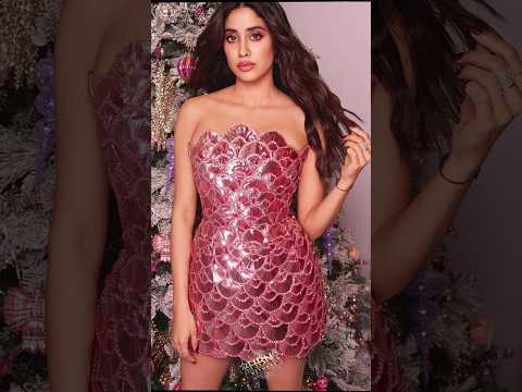 Janhvi Kapoor’s Christmas Glam: Shine Bright This Holiday Season 🎄 #FestiveFashion