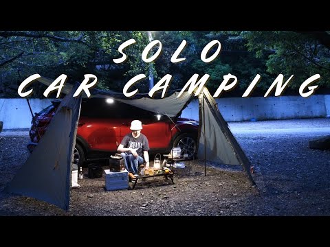 Solo Camp【零改裝車宿】 Zampure 雙峰帳當車邊帳 ＃車中泊