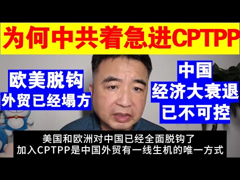 翟山鹰：为何中共着急要进CPTPP丨欧美脱钩 中国外贸已经塌方丨中国经济大衰退已经不可控