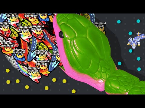 Snake Clash! .io - MAX LEVEL! Epic Snake Clash.io Gameplay! #180